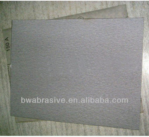 Steated coated sand paper