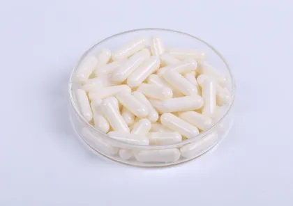White size 0 empty capsule