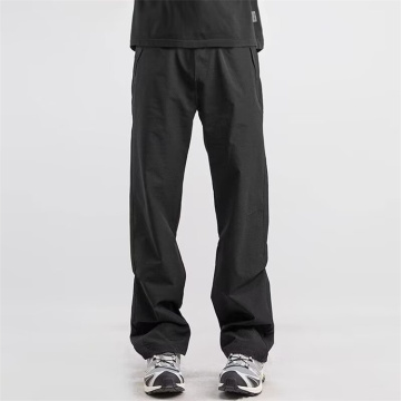 2024 pantaloni casual della gamba di seta di ghiaccio sottile da uomo estivo