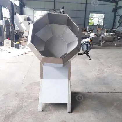 Octagonal Snack Coating Drum Mixer for Potato Chips and Peanuts