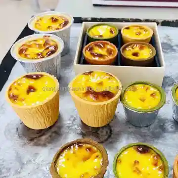 Portuguese Custard Tart Skin Moulding Pie Forming Machine