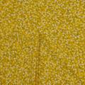 Viscose Plain Rayon Poplin Yellow Daisy Floral Fabric