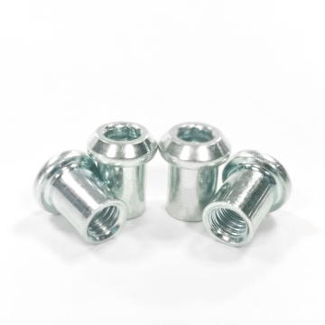Stainless Steel Barrel Nut Binding Post Sleeve Hex Nut Furniture Connector