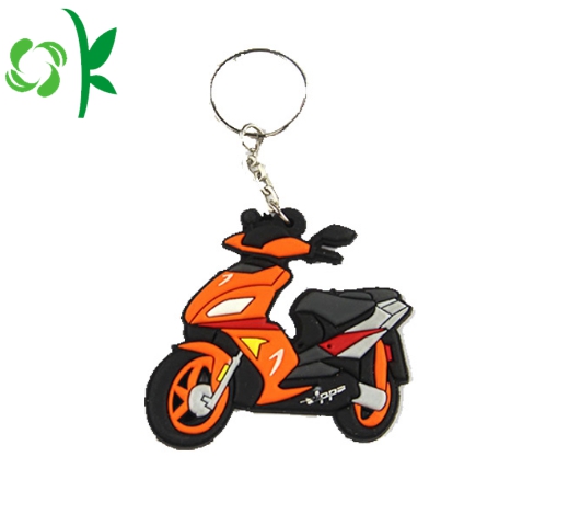 Custom High Quality 3D Car Shape Silicone Keyring