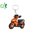 Tùy chỉnh chất lượng cao 3D xe Shape Silicone Keyring