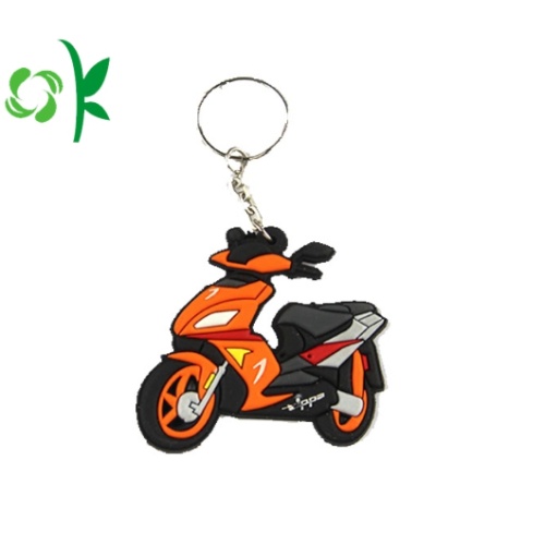 Custom High Quality 3D Car Shape Silicone Keyring