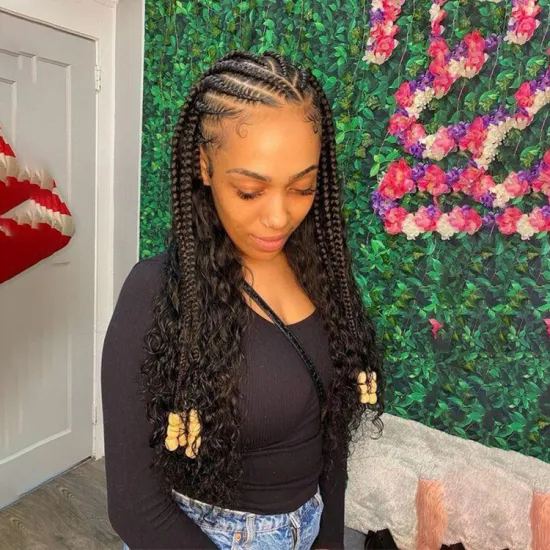 ISEE 180% Density Pre-Plucked Cheap Water Wave Braided Wigs Full Lace Front HD Transparent Human Hair Wigs With Baby Hair