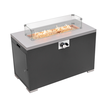 Rectangle Gas Heating Table Outdoor firepit