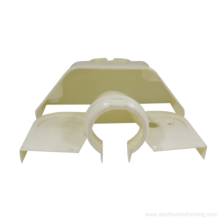 Vacuum pressure thermoforming molding parts