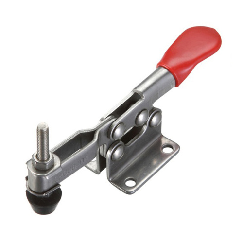 Red Plastic Cover Handle Zinc-coated Steel/SS Toggle