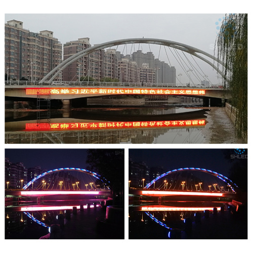 Full Color Led Mesh Media Facade