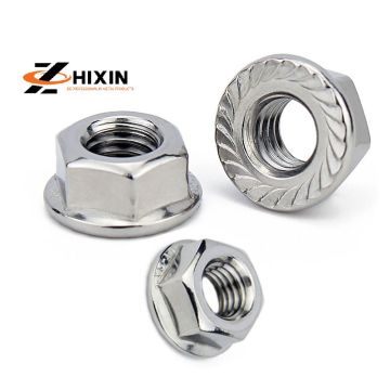 Zhixin Factory Wholesale: High-Quality 904L Stainless Steel Hexagon Flange Bolts and Nuts