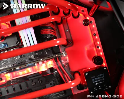 JONSBO MOD-3 Case Compatible Barrow Distro Plate for Aurora Case - 5V JSBM3-SDB Liquid Cooling Kit