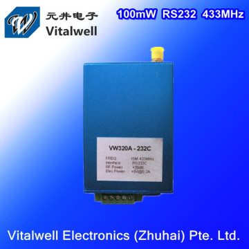 VW320A RS232 1KM 100mw 5v rf module 433 mhz rf remote transmitter receiver