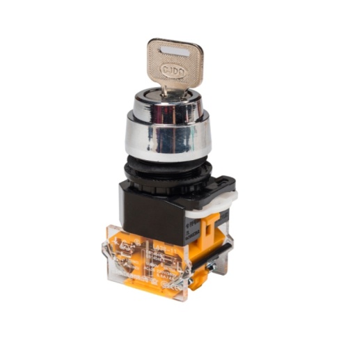 22 -мм паваротны выключальнік селектара з ключом