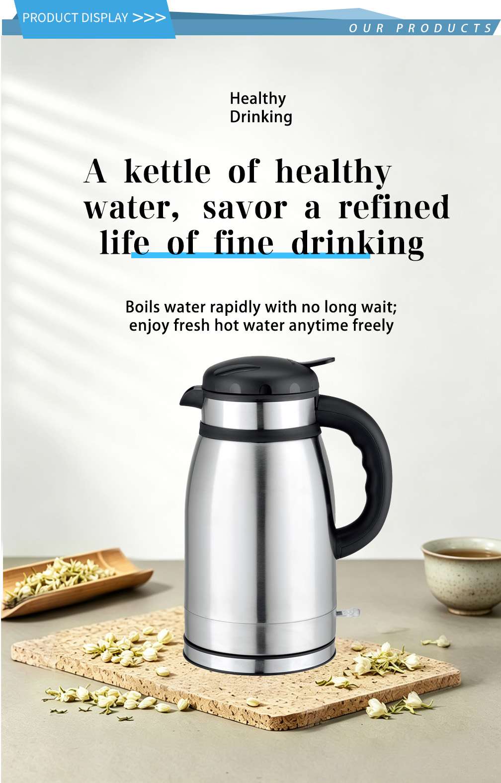 304 stainless steel kettle FK-1622-1 1