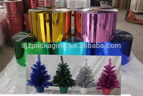 Color Vacuum Metallized Plastic PET|VMPET Film