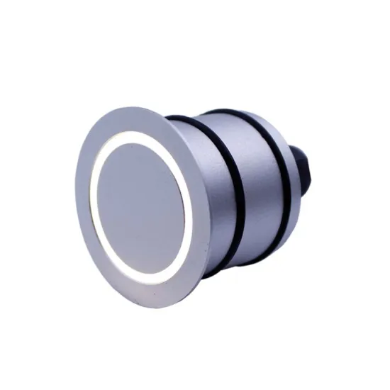 1W Round Aluminum IP67 12V DC Step Light Wall Lamp