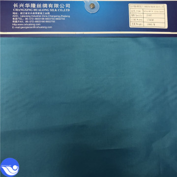 couleur personnalisée taffetas argenté 100% tissus de doublure en polyester