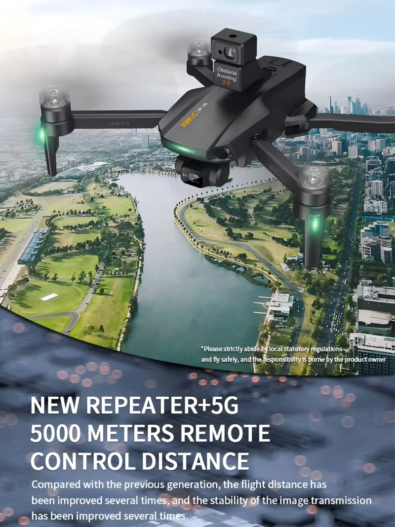 3-Axis 5G Wifi Quadcopter 5KM Distance Brushl