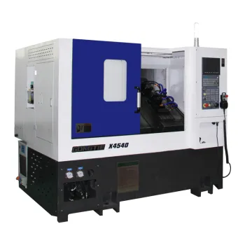 High Precision Slant Bed CNC Turning Center with Gang Tooling