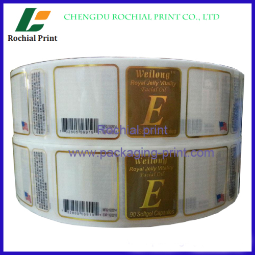 Cheap custom Steroid bottle sticker printing service