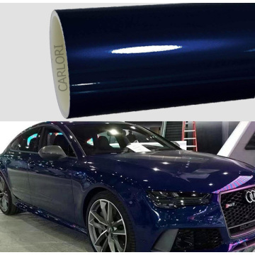 Super lesk půlnoční modré auto wrap vinyl