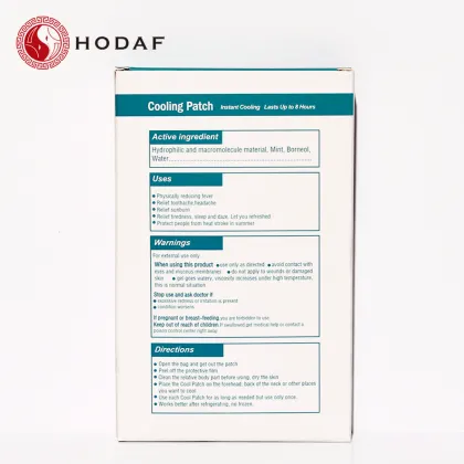 Fever reducing cooling gel patch fever down patch