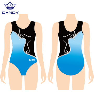 Customized sublimated sleeveless leotards