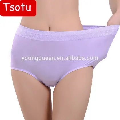 IK136 wholesale jacquard seamless modal ladies L underwear