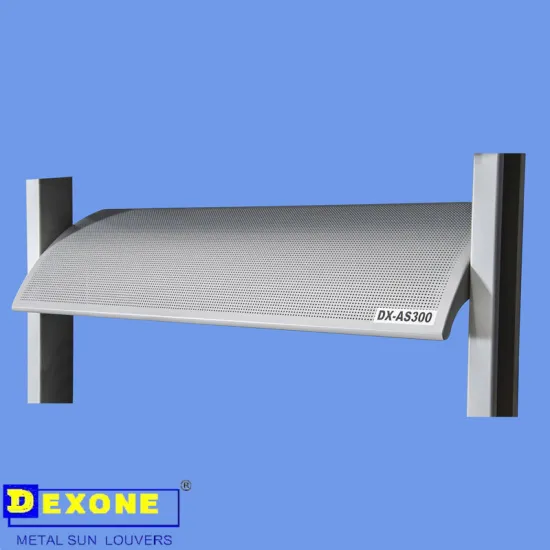 Horizontal sound insulation aluminum louvers