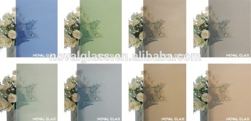 4mm 5mm 6mm Gray Brown Blue Green Reflective large glass window