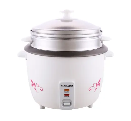 New Rice Stainless Steel Black Cooker Steamer - 4L/5L/7L Rice Cooker