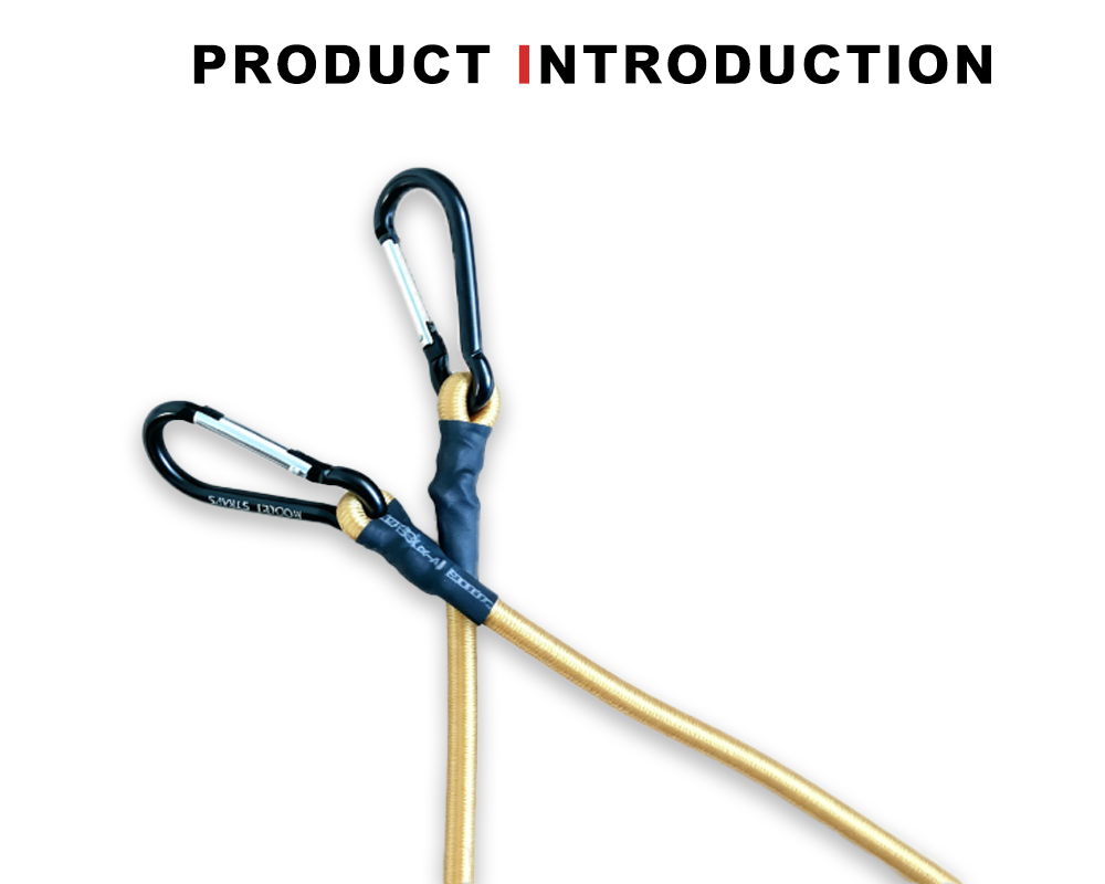 Heavy-Duty Bungee Cords with Carabiners x