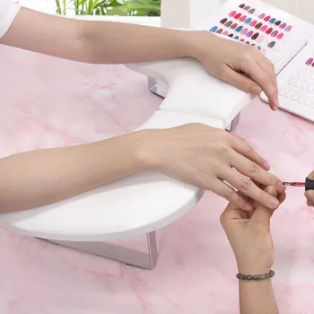 Luxury Soft Microfiber Leather Nail Tech Hand Rest Pillow