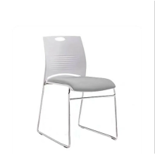 Modern Sled Base Office Chair with Fabric Seat