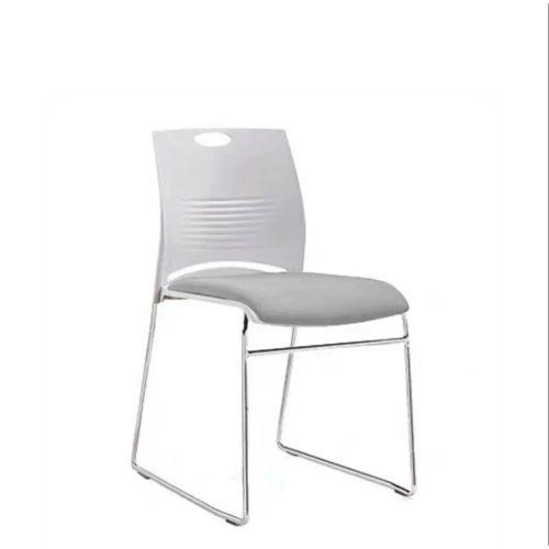 Modern Sled Base Office Chair with Fabric Seat