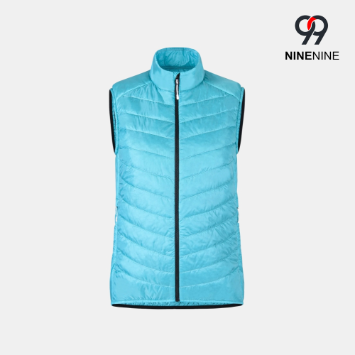 Chaleco aislante acolchado plegable para mujer