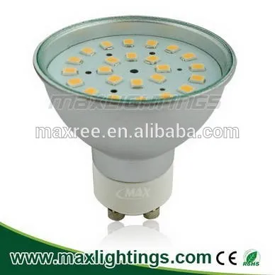 wholesale price ! Aluminium 320-340lm 3.4w Indoor decoration 2835SMD GU10 spot light bulb
