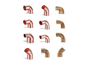 HVAC and refrigeration Copper Fittings Elbow