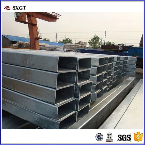 Pre-Galvanized Steel Rectangular Tube For Construction