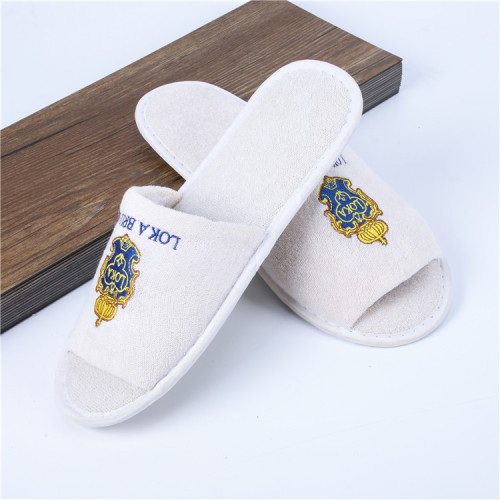 Open Toe Hotel Slippers