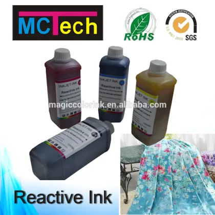 High Quality fiber Reactive Printing Inks Textile Dye Ink for Epson 6070