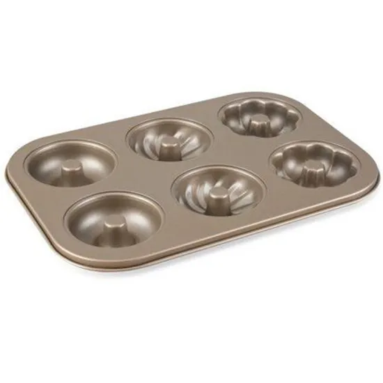 Non stick Mini 6pcs Cups Donut Cake Pan