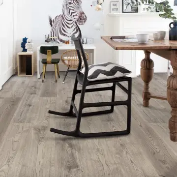 Anti-scratch stone grey 3-ply engineered oak flooring