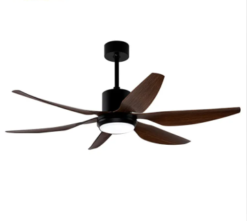 Remote Control 52 inches Dining Room Lighting AC DC Indoor Ceiling Fan With Light