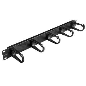 1U Plastic Cable Management Rings for Networking Rack