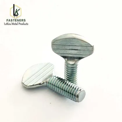 Zinc-Plated Carbon Steel Spade Head Thumb Screws