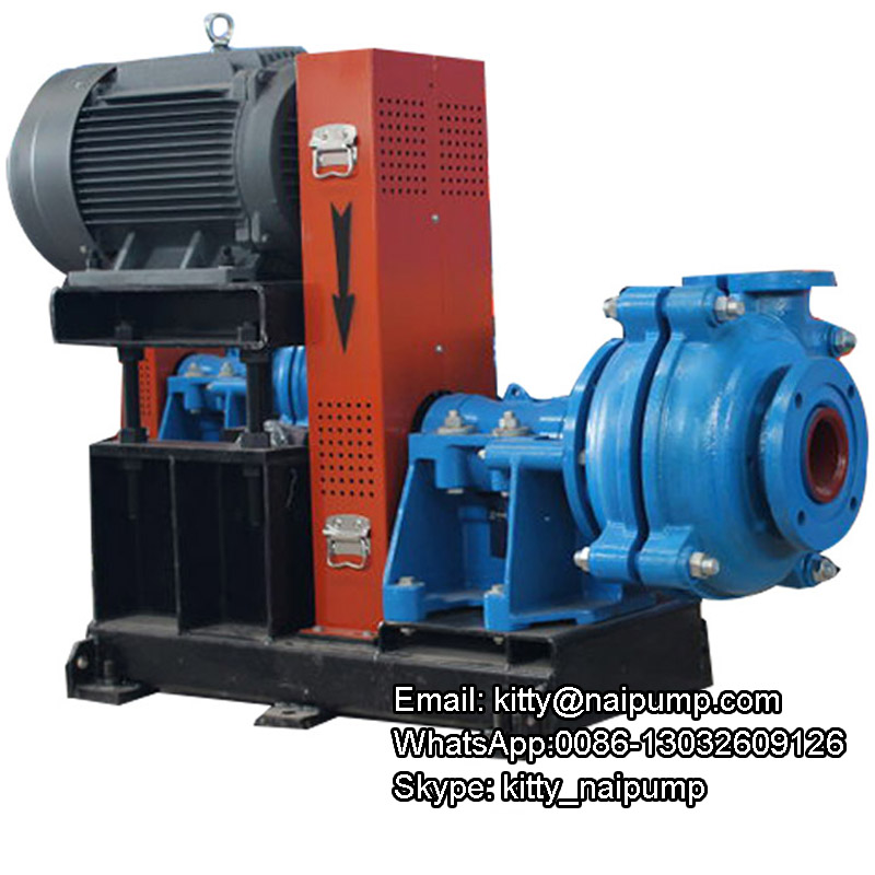 4x3slurry pump with 30kw Motor 