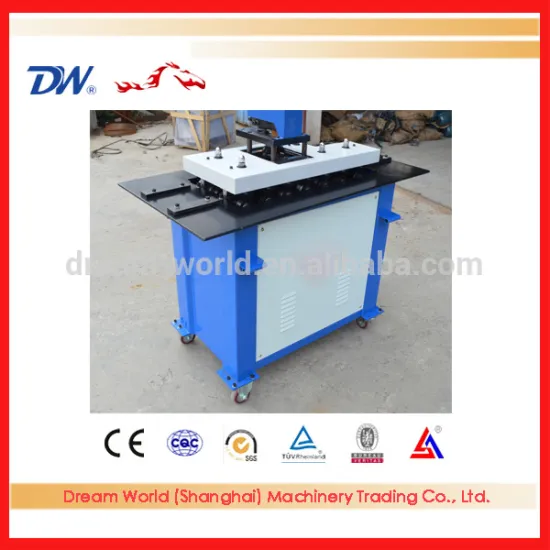 Galvanized Steel Pipe Material and HVAC duct Application lock forming machine